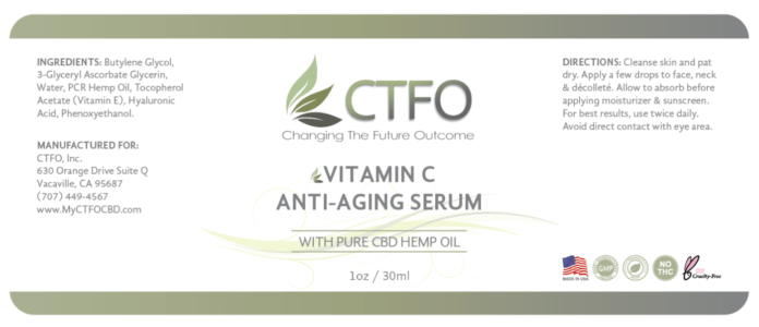 ctfo pure hemp vitamin c serum