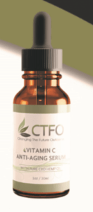 ctfo pure hemp anti-aging serum bottle